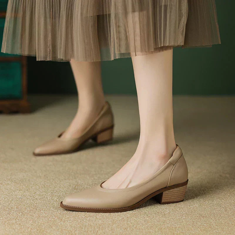 Michela | Elegante Mid-Hak Schoenen